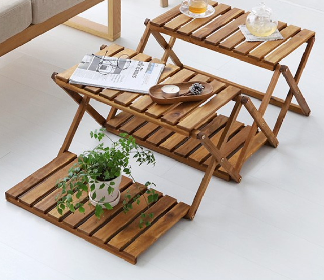 ACACIA 4-TIER FOLDABLE SHOE RACK BIG SIZE