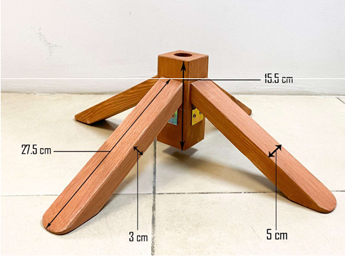 Wooden Christmas Tree Stand Size S